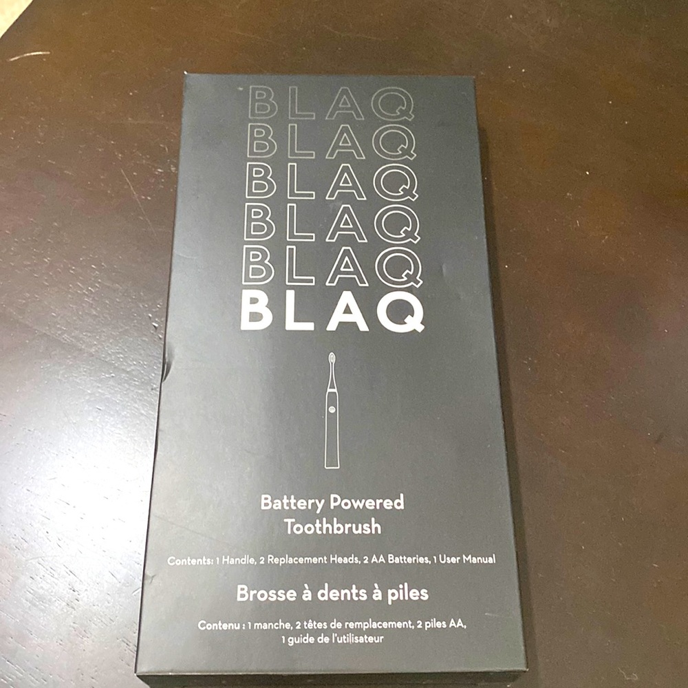New in Box - Blaq Battery Powered Toothbrush